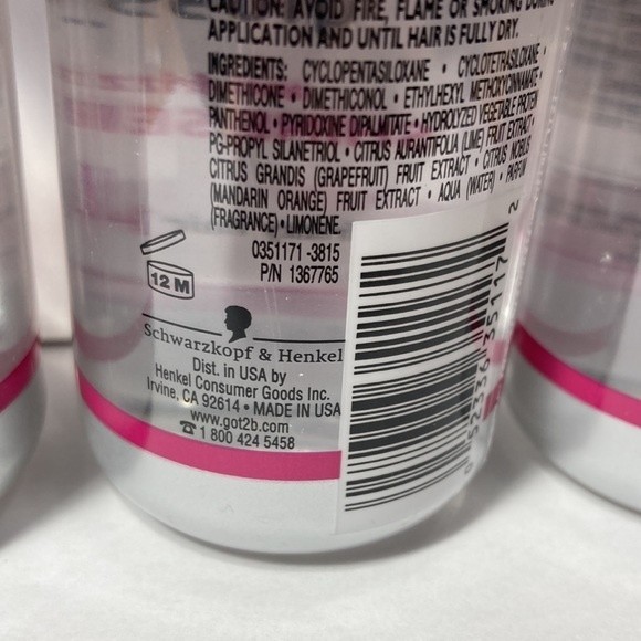 4 got 2 b Glossy Shine Serum DISCONTINUED 4.2oz Anti Frizz Schwarzkopf - Picture 8 of 12